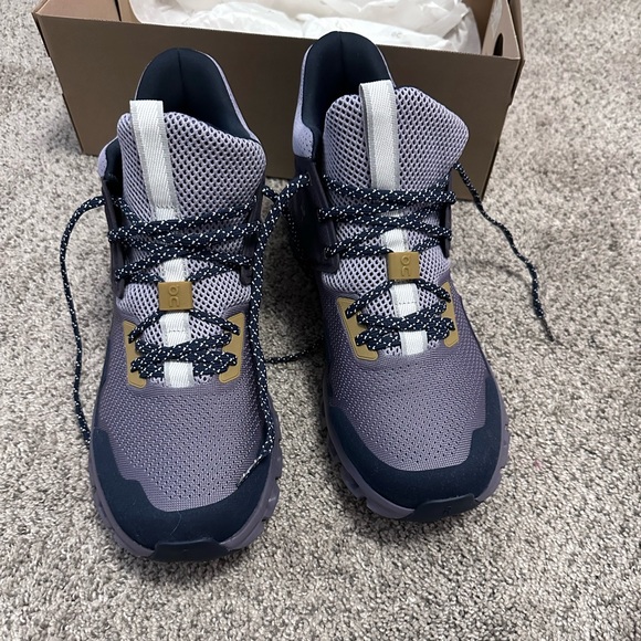 On Running Cloud Hi Edge Pepple & Lilac Sneaker Size 11 - Picture 7 of 11